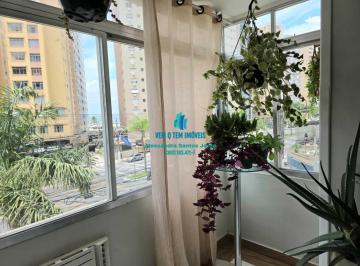 Apartamento · 125m² · 3 Quartos · 1 Vaga · Apartamento três dormitórios com vista para o mar, 125m², José Menino em Santos.