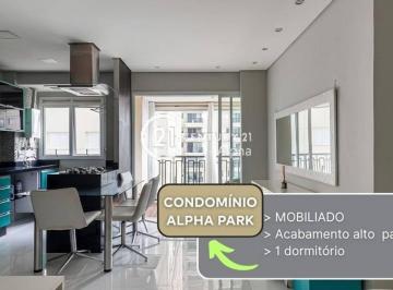 e173093bed3d4a1c2bf9a4427eadf93f3012599b · Apartamento com 1 dormitório para alugar, 50 m² por R$ 6.324,00/mês - Sítio Tamboré Alphaville - Bar