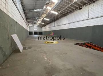 Galpão, area livre · Galpão para alugar, 474 m² por R$ 12.908,75/mês - Fundação - São Caetano do Sul/SP