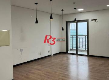 80817a1267fb22a1adff965d787ba07086b16b56 · Sala, 95 m² - venda por R$ 750.000,00 ou aluguel por R$ 5.730,00/mês - Valongo - Santos/SP