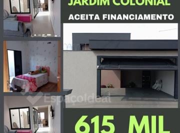 Casa · 144m² · 3 Quartos · 2 Vagas · Casa à venda JARDIM COLONIAL - BAURU
