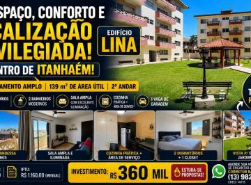 202606120921578557.png · Apartamento à Venda Centro de Itanhaém | $139/text{ m}^2$ por R$ 360K