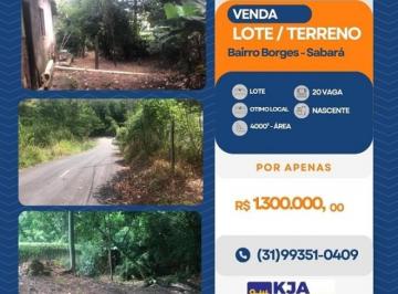Imagem 1 · Terreno para venda em Borges, Sabará