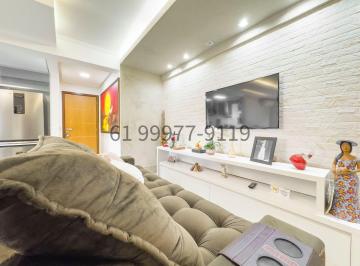 Apartamento de 2 quartos, Águas Claras · ANDAR ALTO - REFORMADO - COZINHA COMPLETA - AR CONDICIONADO - SUITE METRÔ LAZER