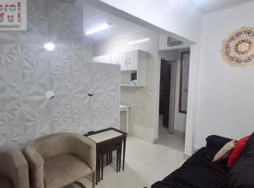 Foto 01 · Apartamento para locação na Guilhermina, Praia Grande-SP: 1 quarto, 1 sala, 1 banheiro, 48m² de área