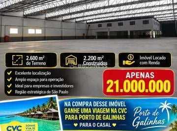 image1788619213438.png · Galpão / Barracão à Venda 2.600 m² de Terreno + 2.200 m² Construídos Imóvel Locado com RendaVila M