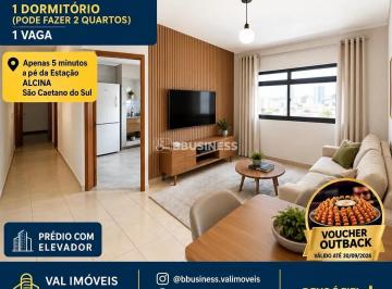 chatgpt-image-17-de-set-de-2026-16_25_501789673291025.png · Apartamento à venda, 56m² com 1 quarto (pode fazer 2 quartos) , 1 vaga, Nova Gerty, São Caetano do S