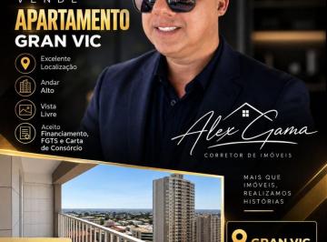 Apartamento 80m² Venda Setor Central · Alex Gama Vende: Apartamento 02 Qts Ed Gran Vic ao Lado do Flex Gama, Aceito Financiamento