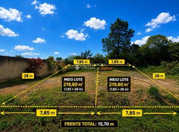 Terreno · 219m² · Meio Lote Aterrado à Venda na Pinheira - 219,80 m²