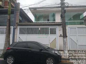 Casa · 215m² · 3 Quartos · 1 Vaga · Casa com 3 dorm à venda, 215 m² por R$ 675.553,16 - Canto do Forte - Praia Grande/SP