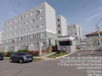 Apartamento · 44m² · 2 Quartos · 1 Vaga · Apartamento com 2 dorm à venda, 44 m² por R$ 153.076,13 - Jardim Capivari - Camp