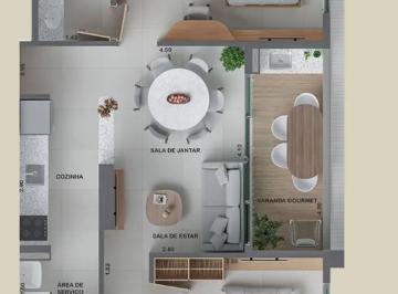 Apartamento · 61m² · 2 Quartos · 1 Vaga · Apartamento em Valentina de Figueiredo, João Pessoa/PB de 61m² 2 quartos à venda por R$ 800.605,63