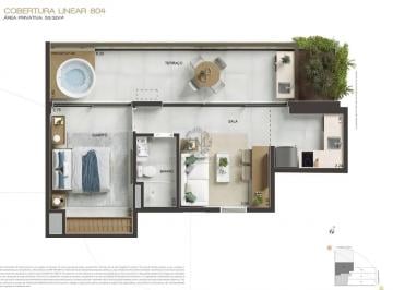 Apartamento de 1 quarto, Rio de Janeiro · Cobertura em Leblon, Rio de Janeiro/RJ de 53m² 1 quartos à venda por R$ 3.505.500,00