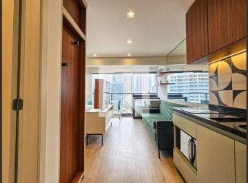 Apartamento · 33m² · 1 Quarto · 1 Vaga · Apartamento para Aluguel - Brooklin, 1 Quarto, 33 m2 - São Paulo