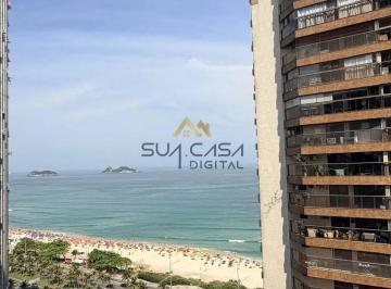 Apartamento · 145m² · 3 Quartos · 1 Vaga · Apartamento de 3 quartos reformado para alugar na Avenida Lucio Costa Posto 5, Barra da Tijuca