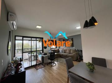 Foto 02 · Apartamento para locação no Piscine Home & Resort, bairro Continental em Osasco-SP: 1 suite, sala am