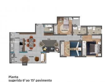 202609021950245057.png · Apartamento para Venda em Valinhos, Castelo, 3 dormitórios, 1 suíte, 2 banheiros, 2 vagas