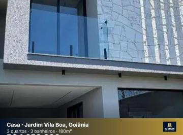 Casa · 175m² · 3 Quartos · 1 Vaga · Sobrados de Alto Padrão à Venda no Jardim Vila Boa - Goiânia/GO Localização privilegiada, ao lado