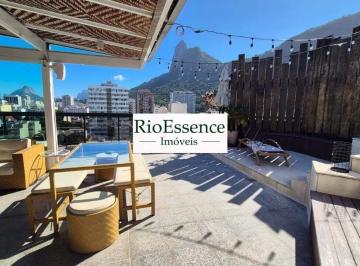Apartamento · 260m² · 3 Quartos · 3 Vagas · Cobertura Duplex à Venda em Botafogo | 260 m², Vista para o Cristo e 3 Vagas