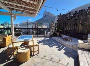 Apartamento · 260m² · 3 Quartos · 3 Vagas · Cobertura Duplex à Venda em Botafogo | 260 m², Vista para o Cristo e 3 Vagas