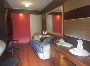 Sala de estar · Apartamento 1 quarto, com vaga, em Botafogo