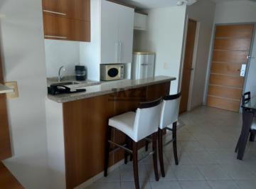 Apartamento · 84m² · 1 Quarto · 1 Vaga · Locação: Flat Mobiliado com Sacada - 84 m² - Edifício City Hall (Jardim Aquarius)