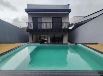 Casa · 368m² · 3 Quartos · 4 Vagas · Locação no Ibi Aram II: Casa Alto Padrão com 3 Dormitórios sendo 1 Suíte com Piscina por R$10.000,00