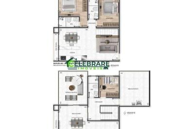 Apartamento · 107m² · 3 Quartos · 2 Vagas · DUPLEX NO CENTRO DE PINHAIS!! 03 QTOS,SUÍTE, TERRAÇO E SACADA