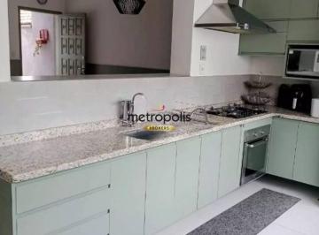 Cozinha · Casa com 3 dormitórios à venda, 106 m² por R$ 670.000,00 - Vila Camilópolis - Santo André/SP