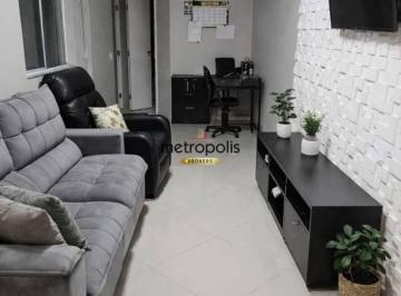 Sala  · Cobertura com 3 dormitórios à venda, 110 m² por R$ 650.000,00 - Vila Guiomar - Santo André/SP