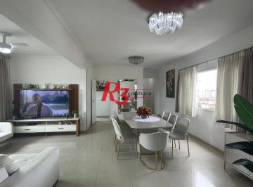 eae8a2ccaaa7f65f55fd68968b790635ed67a314 · Cobertura com 4 dormitórios à venda, 268 m² por R$ 1.900.000,00 - Campo Grande - Santos/SP