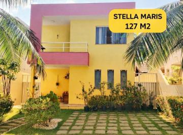 Casa · 127m² · 3 Quartos · 2 Vagas · Casa em Condomínio Fechado, a 30m da Praia, em Stella Maris - Salvador-BA! 3 Quartos, 1 Suíte, 127m²