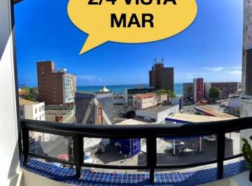 Apartamento · 60m² · 2 Quartos · 1 Vaga · Apartamento à Venda na Barra: 2 Quartos, Suíte, 60m² a 100m do Mar e Carnaval. Varanda Vista Mar, 1 