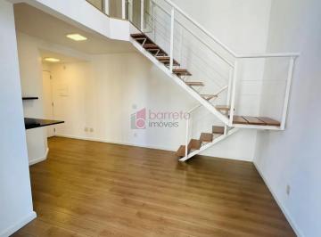 Apartamento · 54m² · 1 Quarto · 1 Vaga · FLAT DUPLEX SEMI MOBILIADO PARA LOCAÇÃO NO EDIFÍCIO VIVERE DUPLEX - JUNDIAÍ/SP