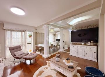 Apartamento · 108m² · 3 Quartos · 1 Vaga · Apartamento com 108 m² privativos, home office e lareira no Chácara das Pedras