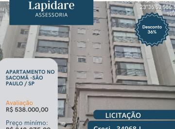 Apartamento de 2 quartos, São Paulo · Apartamento de leilão no Sacomã/SP - Financiável