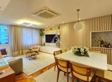 Apartamento · 117m² · 3 Quartos · 1 Vaga · Apartamento de 117m², 3 quartos (original) revertido em 2 quartos, 01 suíte ,01 vaga na escritura e