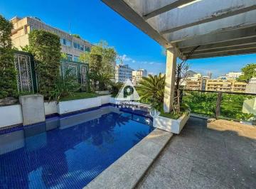 Casa · 413m² · 3 Quartos · 2 Vagas · Leblon – Cobertura com 3 Quartos, Piscina Privativa e Rua Silenciosa