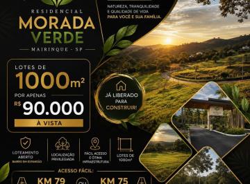 Terreno , Mairinque · Terreno 1.000 m² em Mairinque – Pronto para Construir