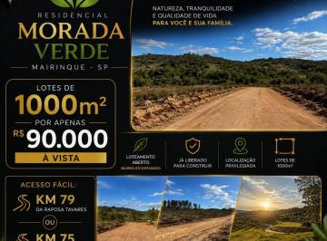 Terreno , Mairinque · COMPRE E CONSTRUA! TERRENO 1.000M² EM MAIRINQUE