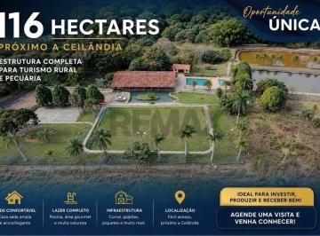Rural · 115998m² · 12 Quartos · 10 Vagas · Fazenda à Venda | 116 Hectares | Próxima à Ceilândia | Estrutura Completa para Pecuária Eventos e Tu