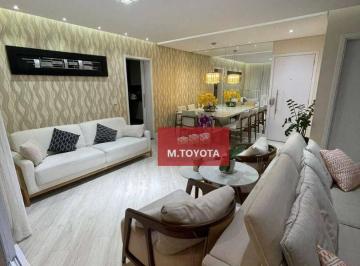 Apartamento · 122m² · 3 Quartos · 2 Vagas · Apartamento para venda e aluguel em Jardim Flor Da Montanha de 122.00m² com 3 Quartos, 3 Suites e 2