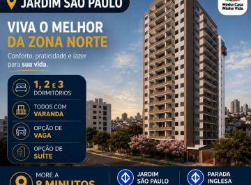 Apartamento de 2 quartos, São Paulo · Apartamento novo à venda no Jardim São Paulo, próximo ao Metrô
