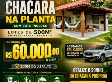 Rural de 2 quartos, Ibiúna · CHÁCARA NA PLANTA EM IBIÚNA – ENTRADA DE APENAS R$ 60 MIL!