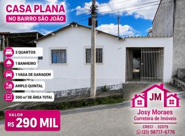 Casa de 3 quartos, Conselheiro Lafaiete · Casa plana de 300 m² com 3 quartos à venda no bairro São João