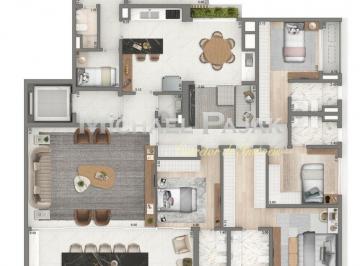 Apartamento · 251m² · 4 Quartos · 3 Vagas · Apartamento, Cidade Monções - São Paulo