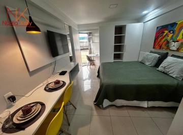 7389e7026601cb88c465c6f1df1fb31b4f1190c6 · Flat Mobiliado à Beira-Mar de 23m² por R$ 400.000 - Manaíra - João Pessoa/PB
