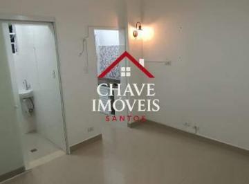 Apartamento · 28m² · 1 Quarto · 1 Vaga · Kitnet para locação no Bairro do Embaré em Santos/SP por 2.300 reais