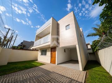 Casa · 149m² · 3 Quartos · 3 Vagas · Sobrado Triplex com Jardim Privativo, 3 Suítes e Terraço à Venda, 149m² - Santa Felicidade - Curitib