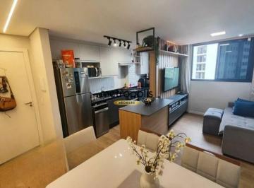 Sala  · Apartamento com 2 dormitórios à venda, 42 m² por R$ 365.000,00 - Vila Aquilino - Santo André/SP